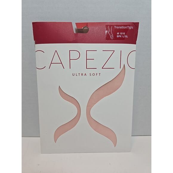 CAPEZIO Womens Transition Tight 1916 Size L/XL Ballet Pink Ultra Soft New NWT - Picture 1 of 4